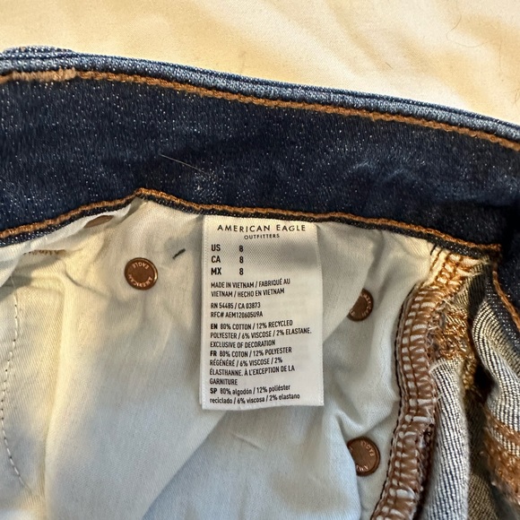 AE NE(X)T Level Low Rise Denim Mini Shorts - Picture 4 of 4